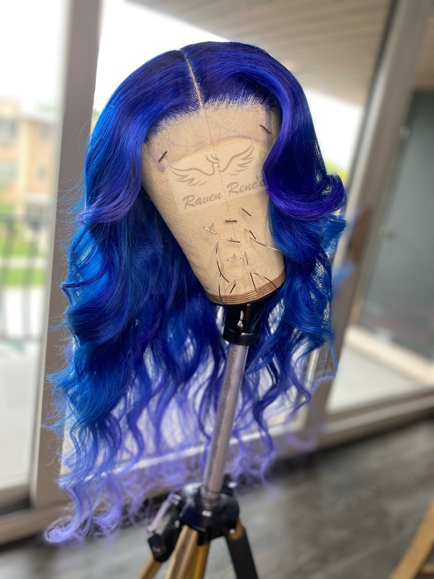 Indigo and Purple Ombre Unit