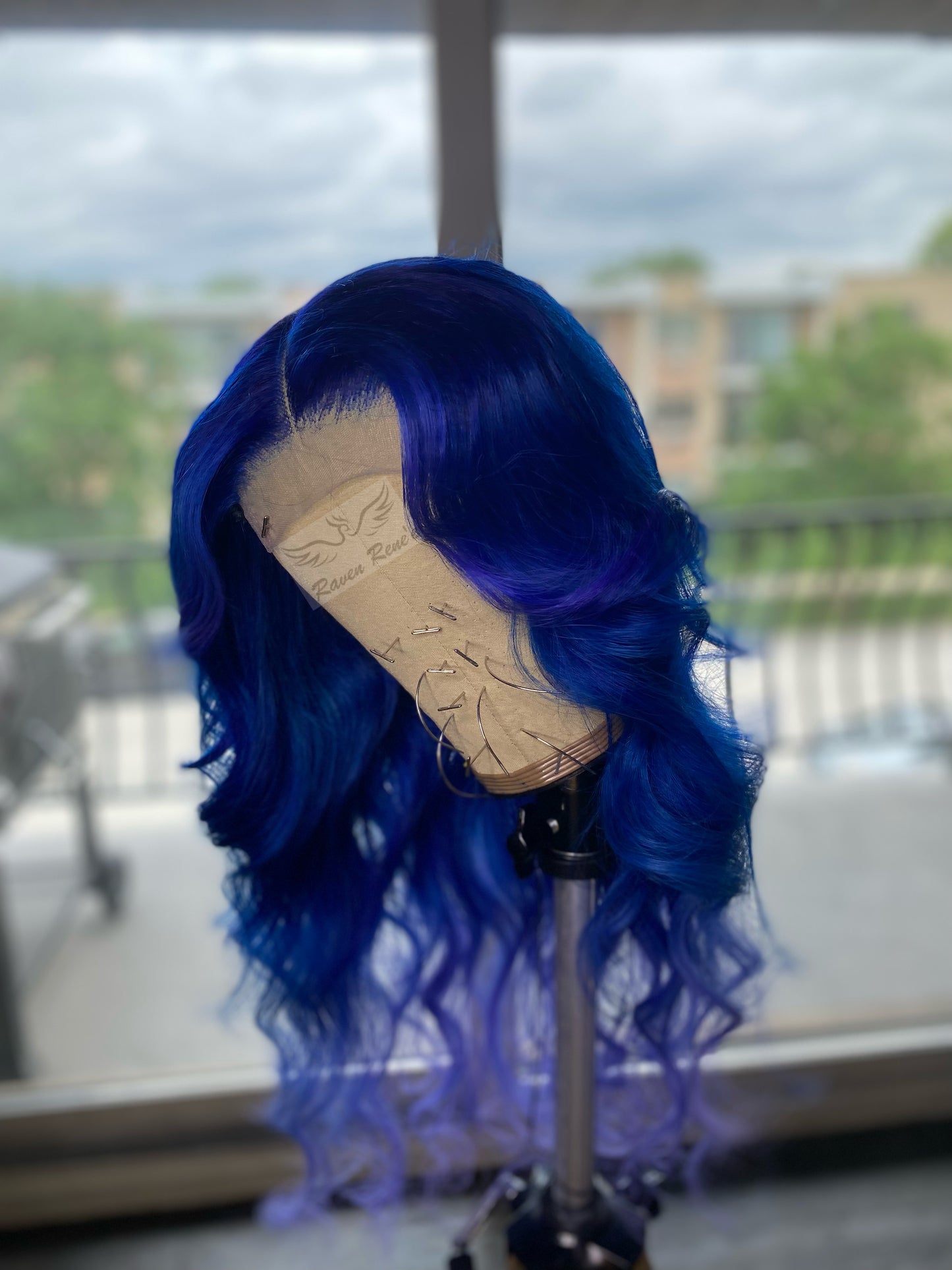 Indigo and Purple Ombre Unit