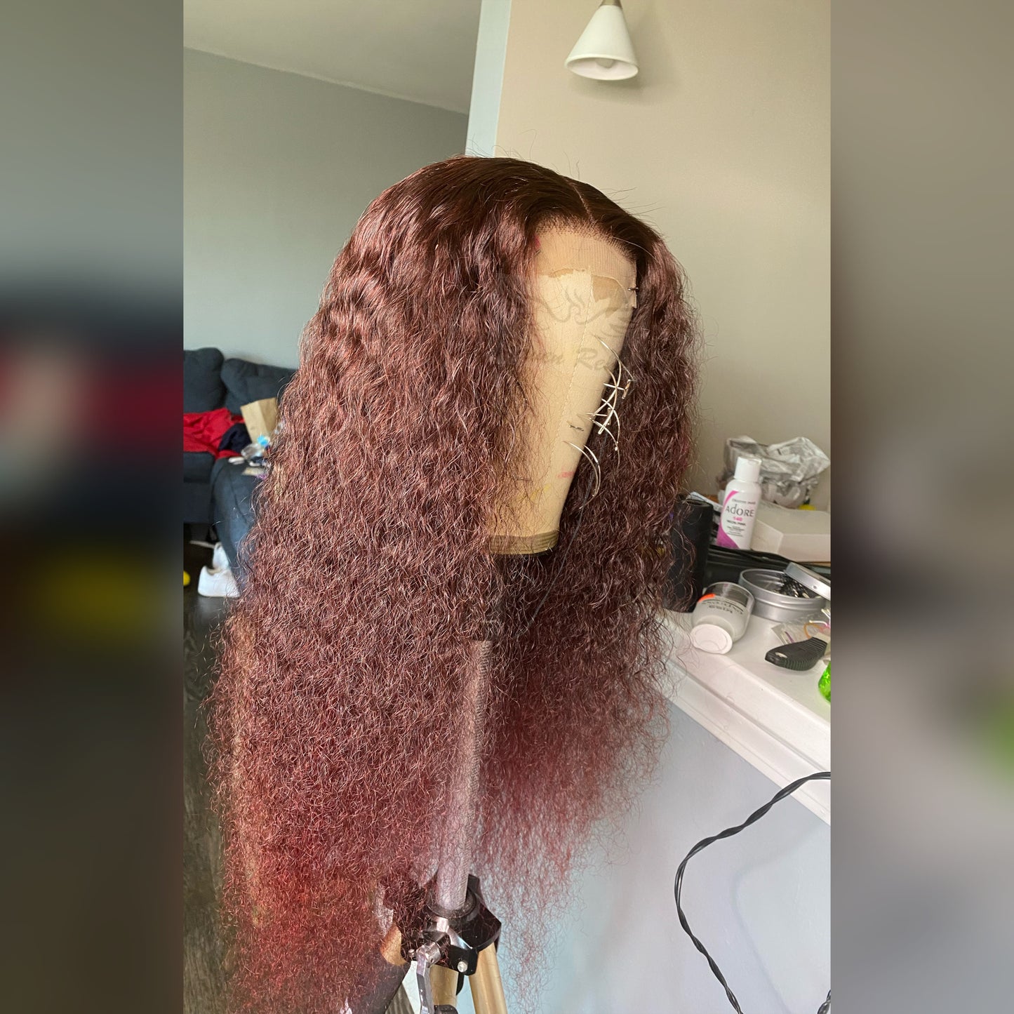 Red/Burgundy Deep Wave Unit