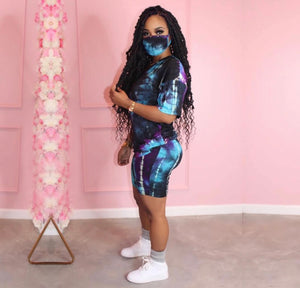 Tie Dye Short Set