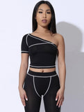 Off The Shoulder Pant Set